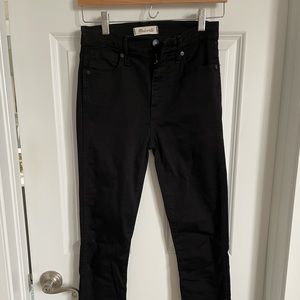 Madewell Black High-Rise Skinny Jeans